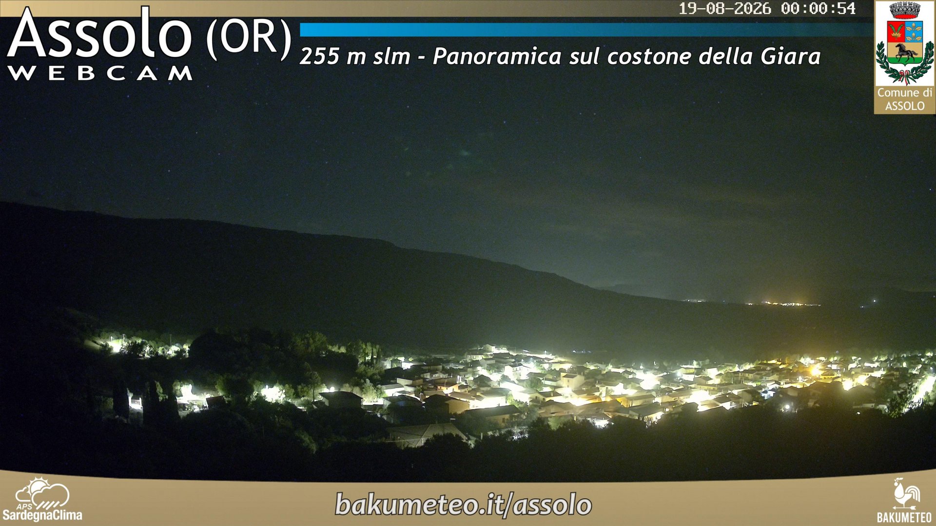 time-lapse frame, Assolo webcam