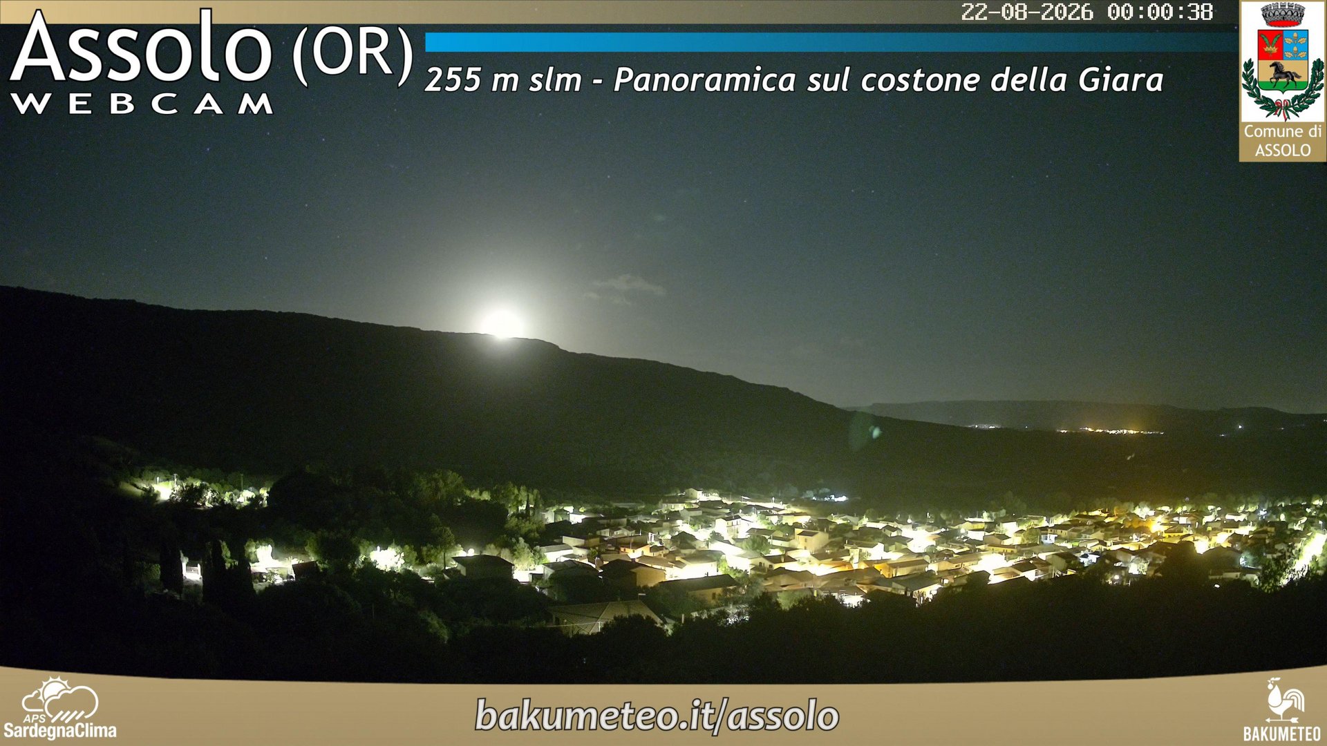 time-lapse frame, Assolo webcam