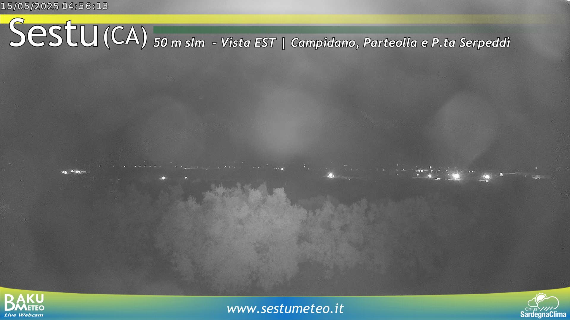 time-lapse frame, Sestu webcam