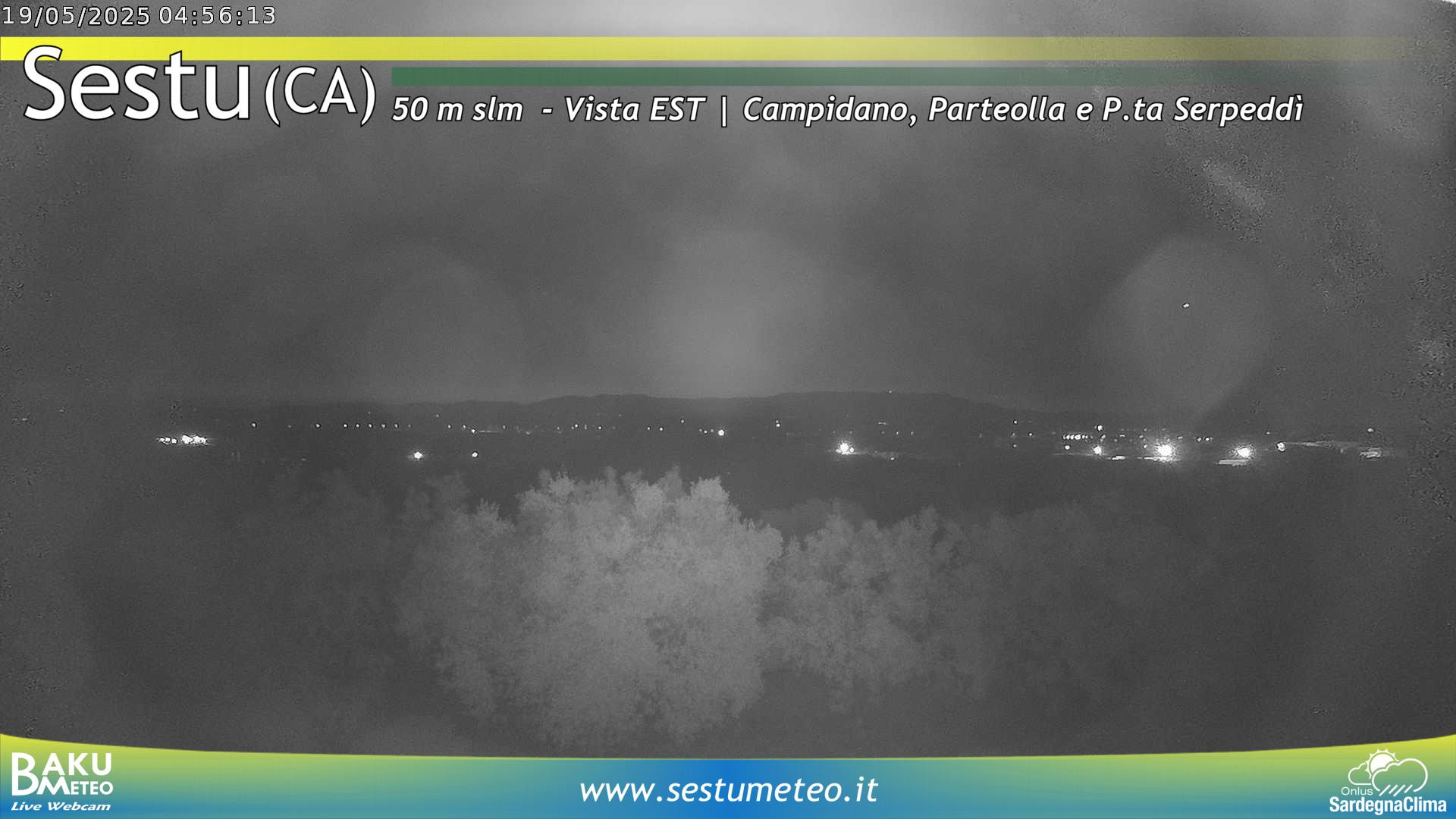 time-lapse frame, Sestu webcam