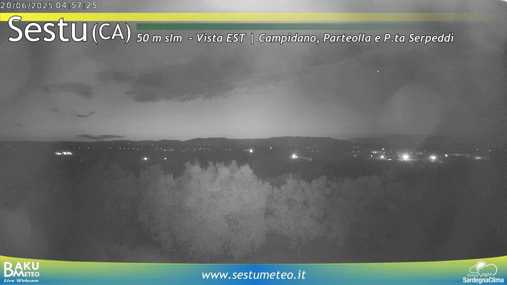 time-lapse frame, Sestu webcam