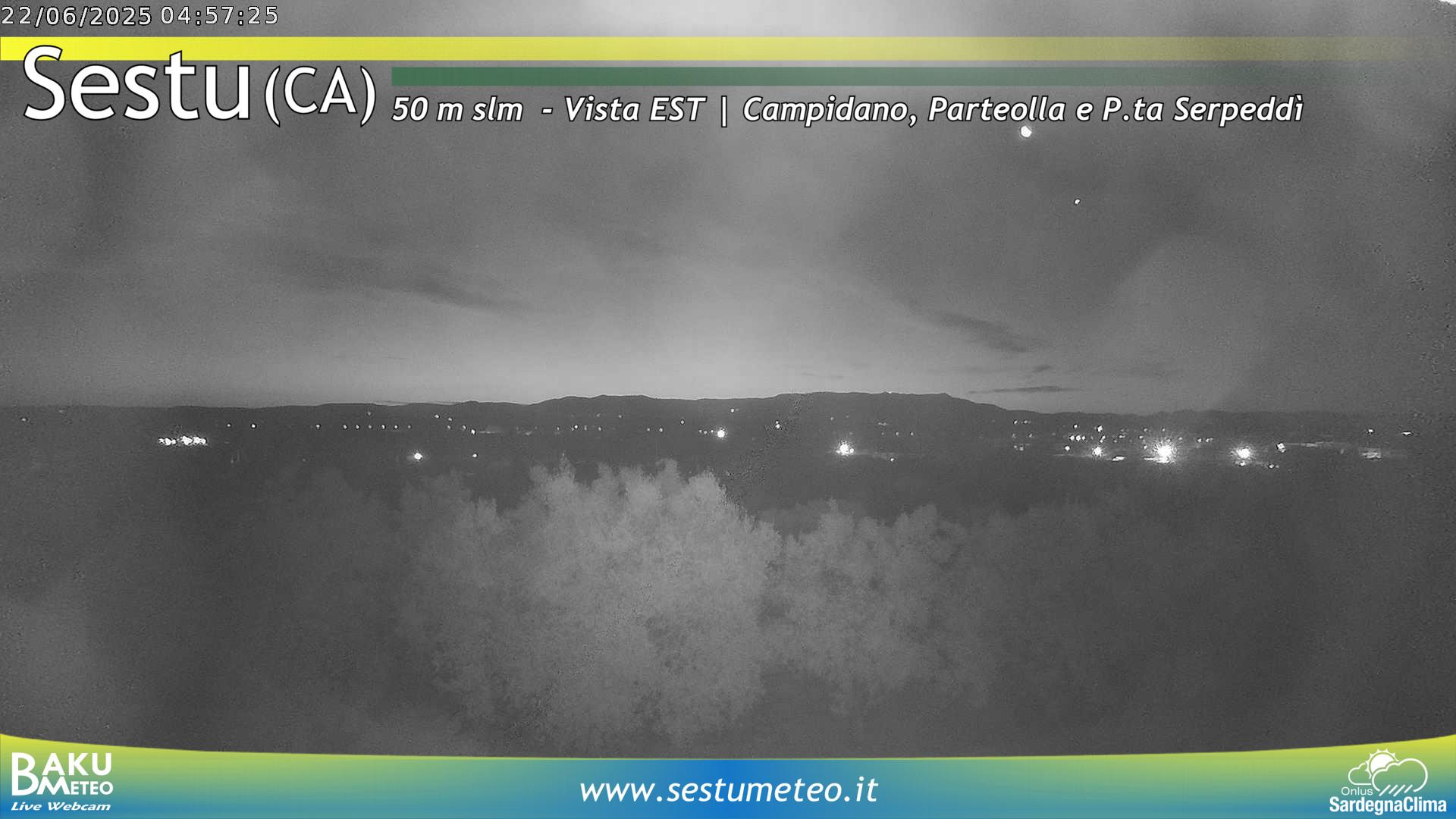 time-lapse frame, Sestu webcam