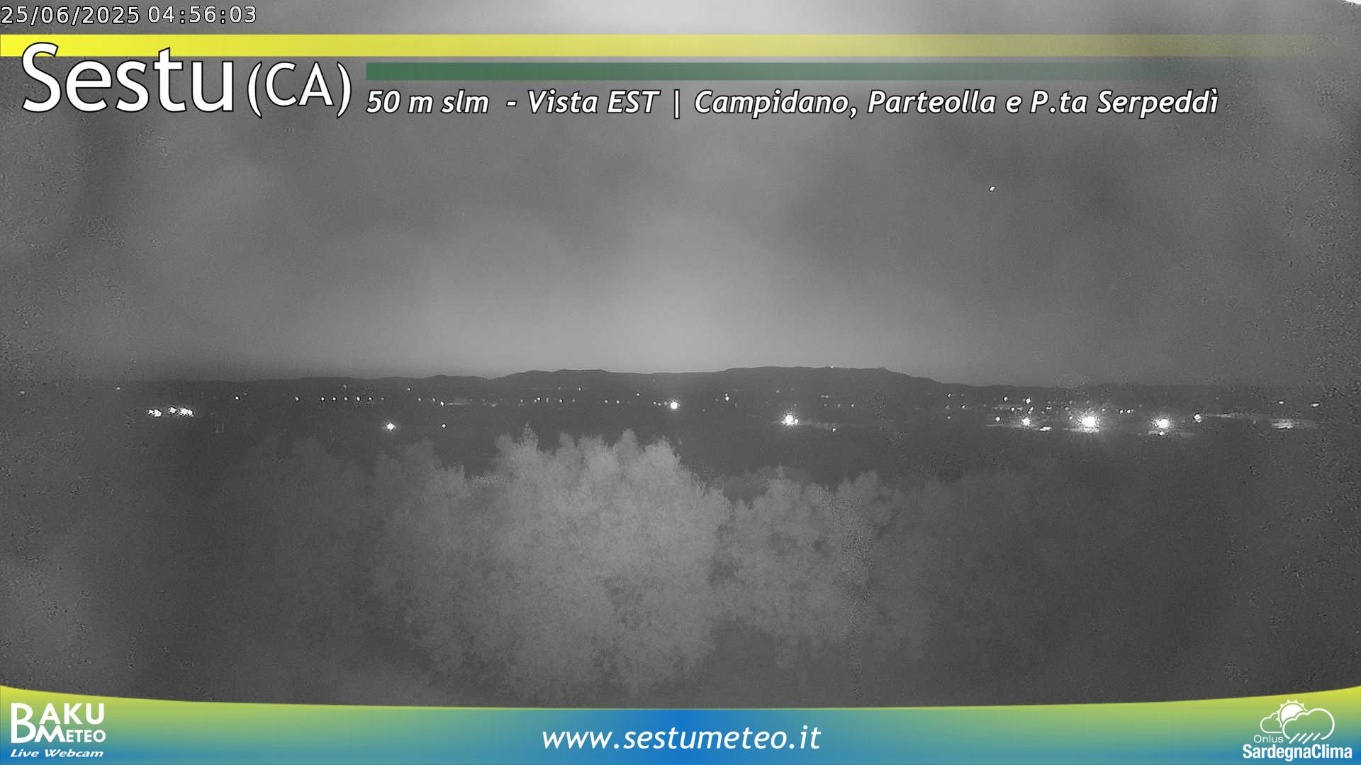 time-lapse frame, Sestu webcam