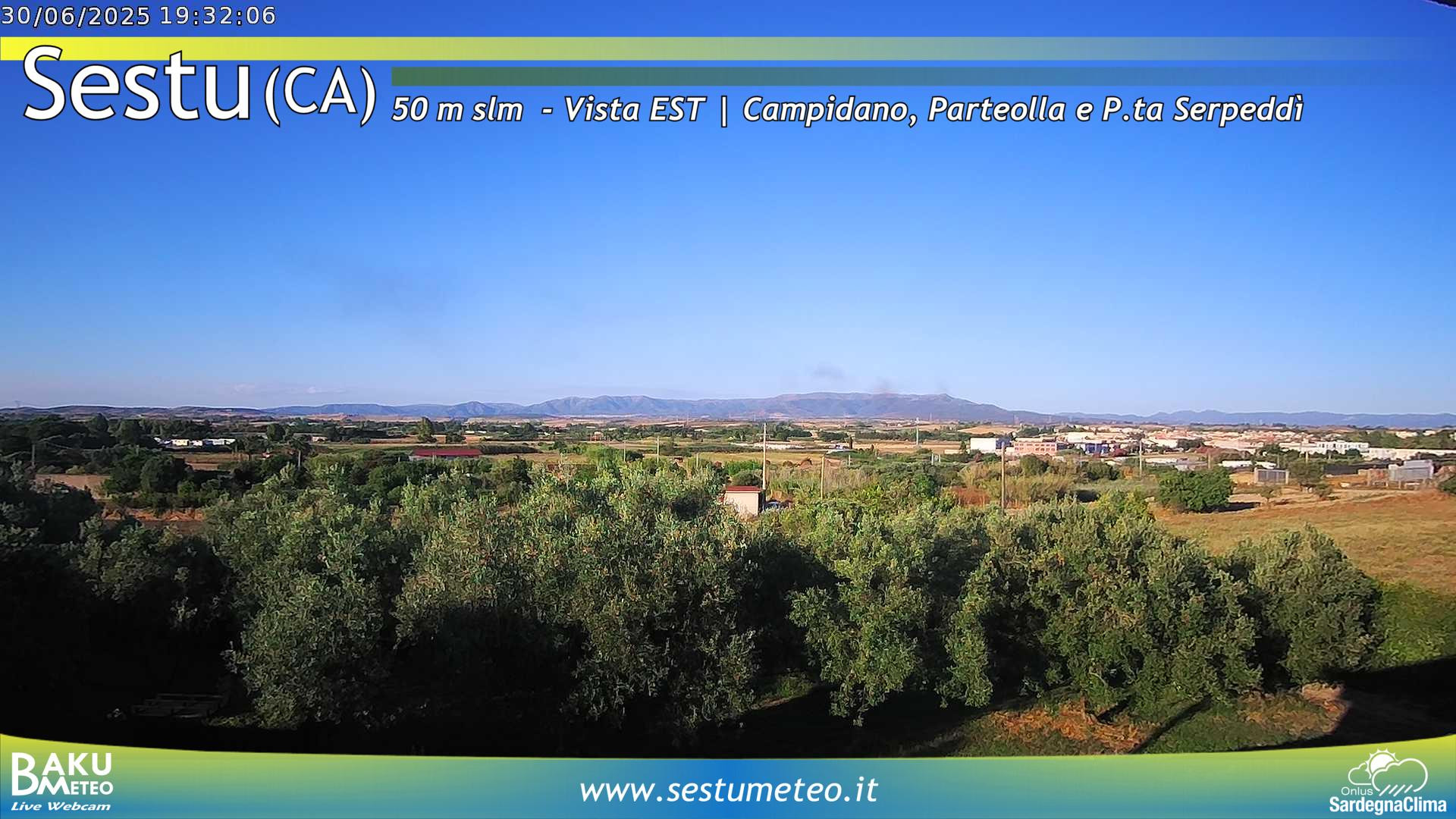 time-lapse frame, Sestu webcam