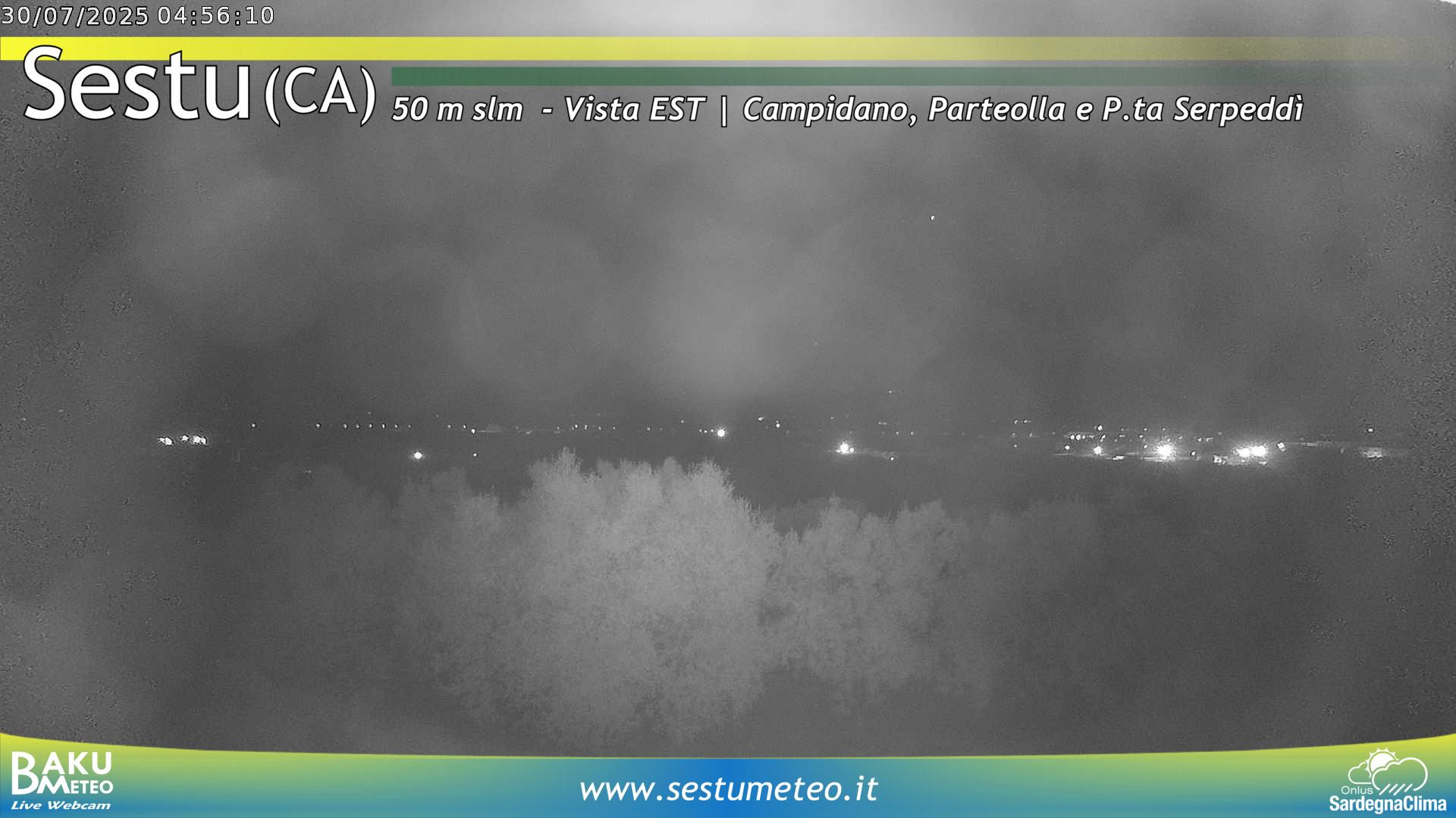 time-lapse frame, Sestu webcam