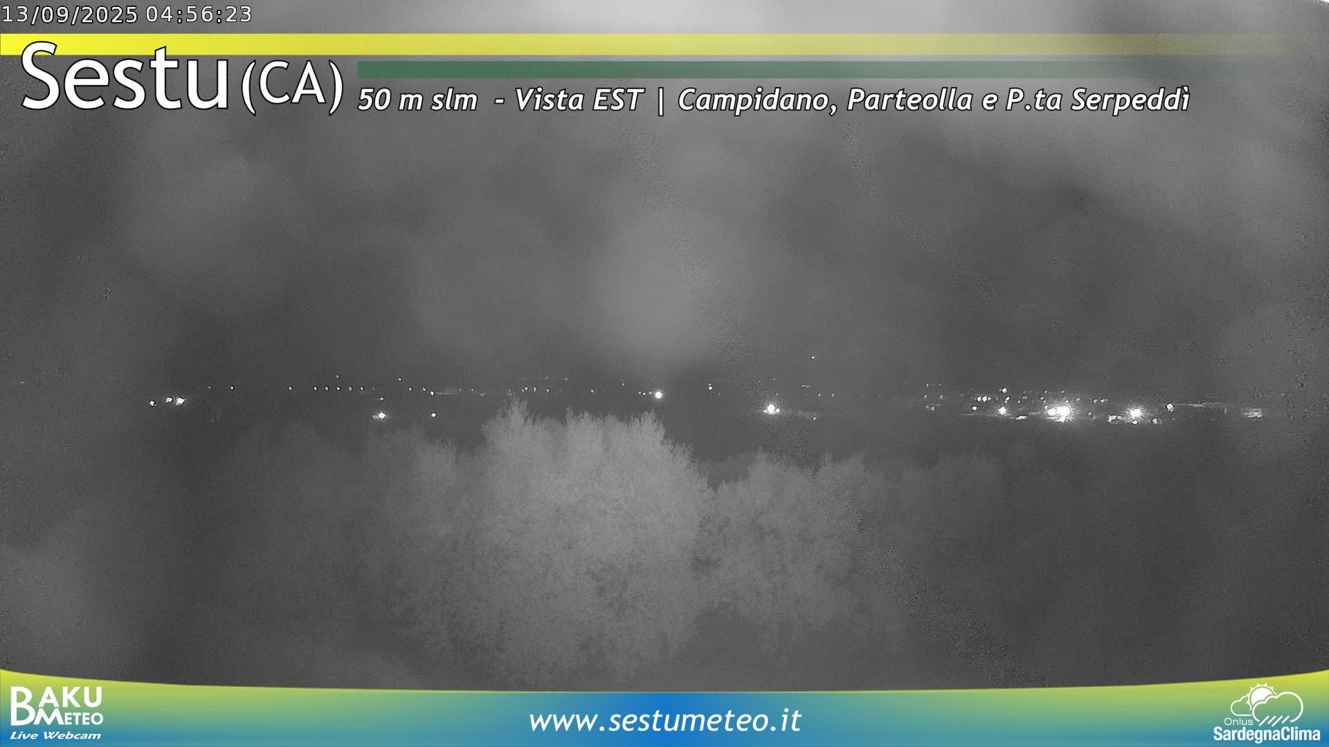 time-lapse frame, Sestu webcam