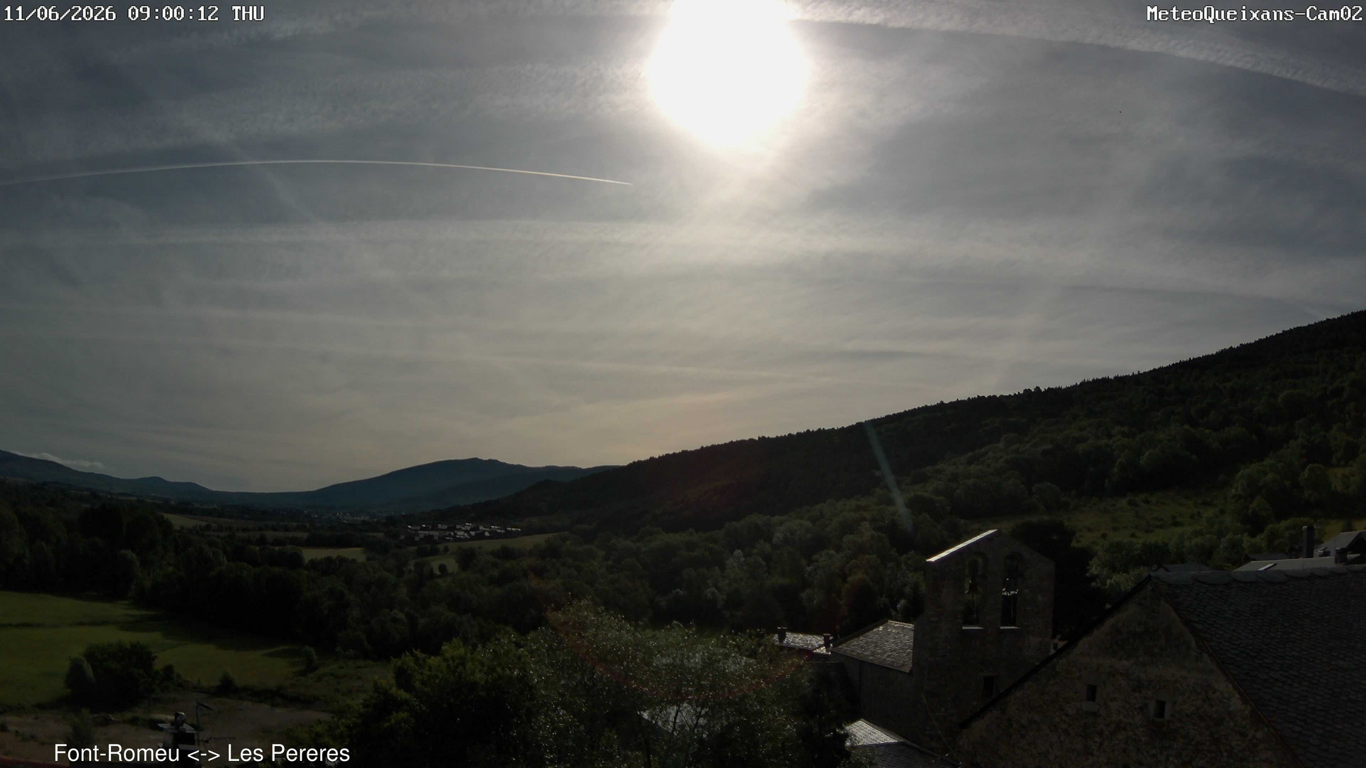 time-lapse frame, CAM02 - MeteoQueixans webcam