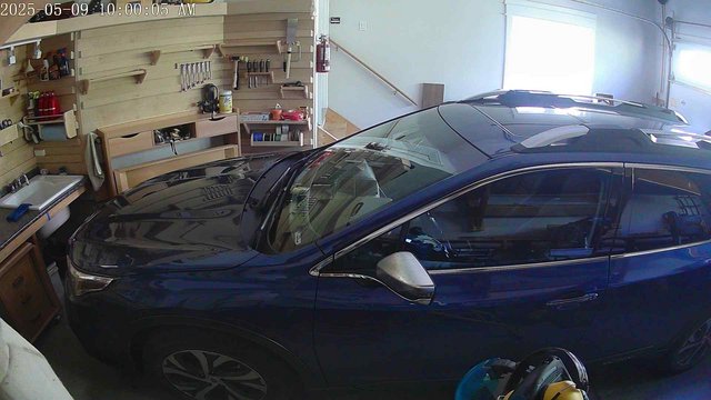 time-lapse frame, GarageCam webcam
