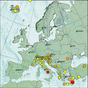 view from Erdbeben Europa on 2025-05-14