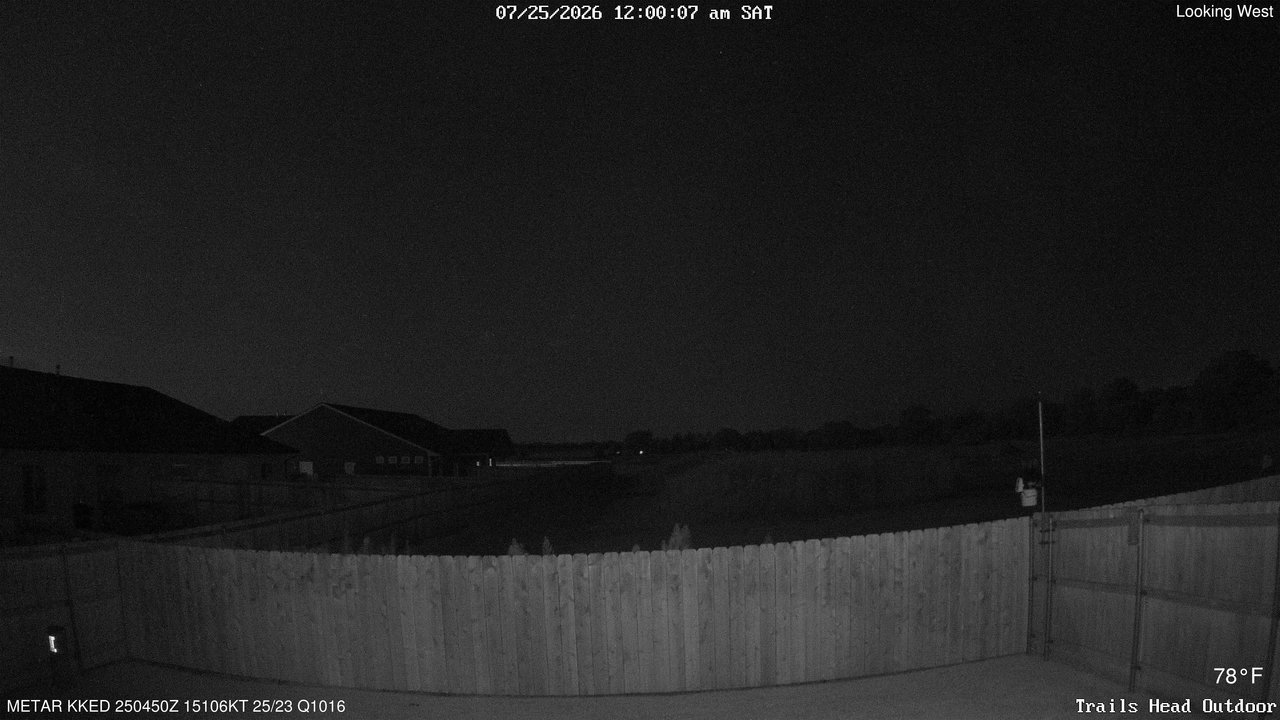 time-lapse frame, Thunder37 webcam