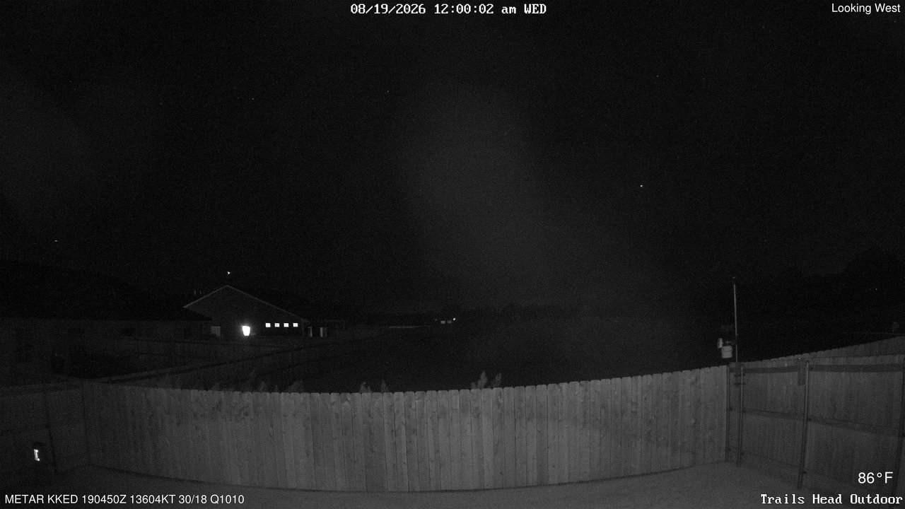 time-lapse frame, Thunder37 webcam