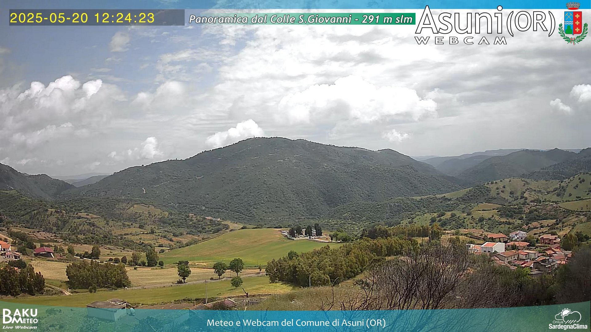 time-lapse frame, Asuni San Giovanni webcam