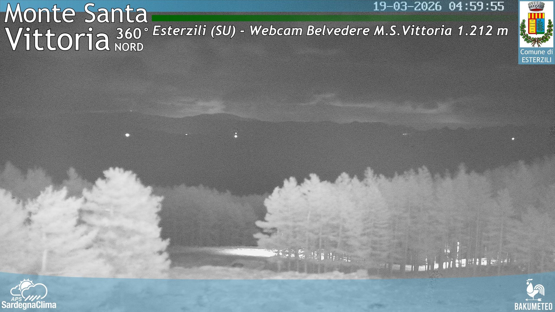 time-lapse frame, Asuni San Giovanni webcam