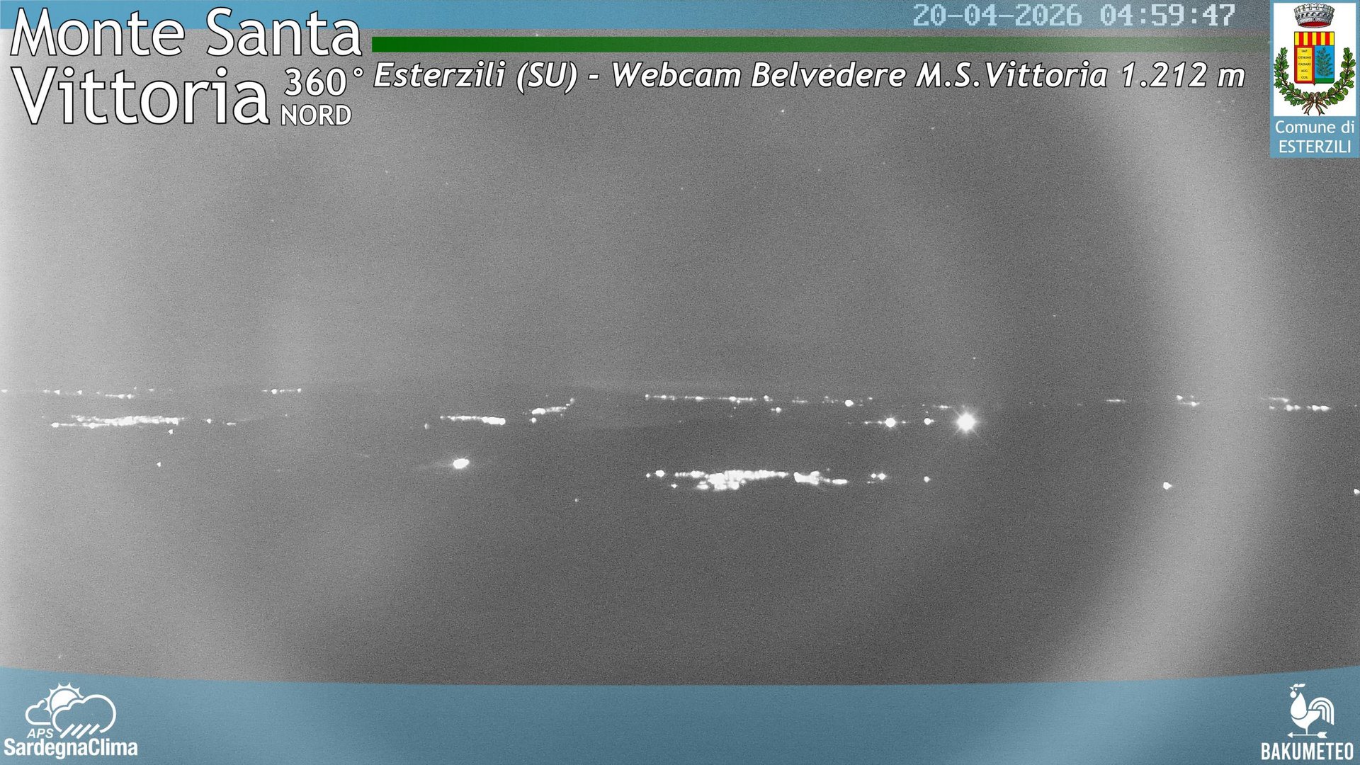 time-lapse frame, Asuni San Giovanni webcam