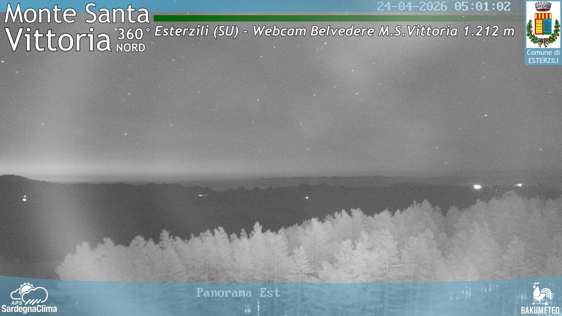 time-lapse frame, Asuni San Giovanni webcam