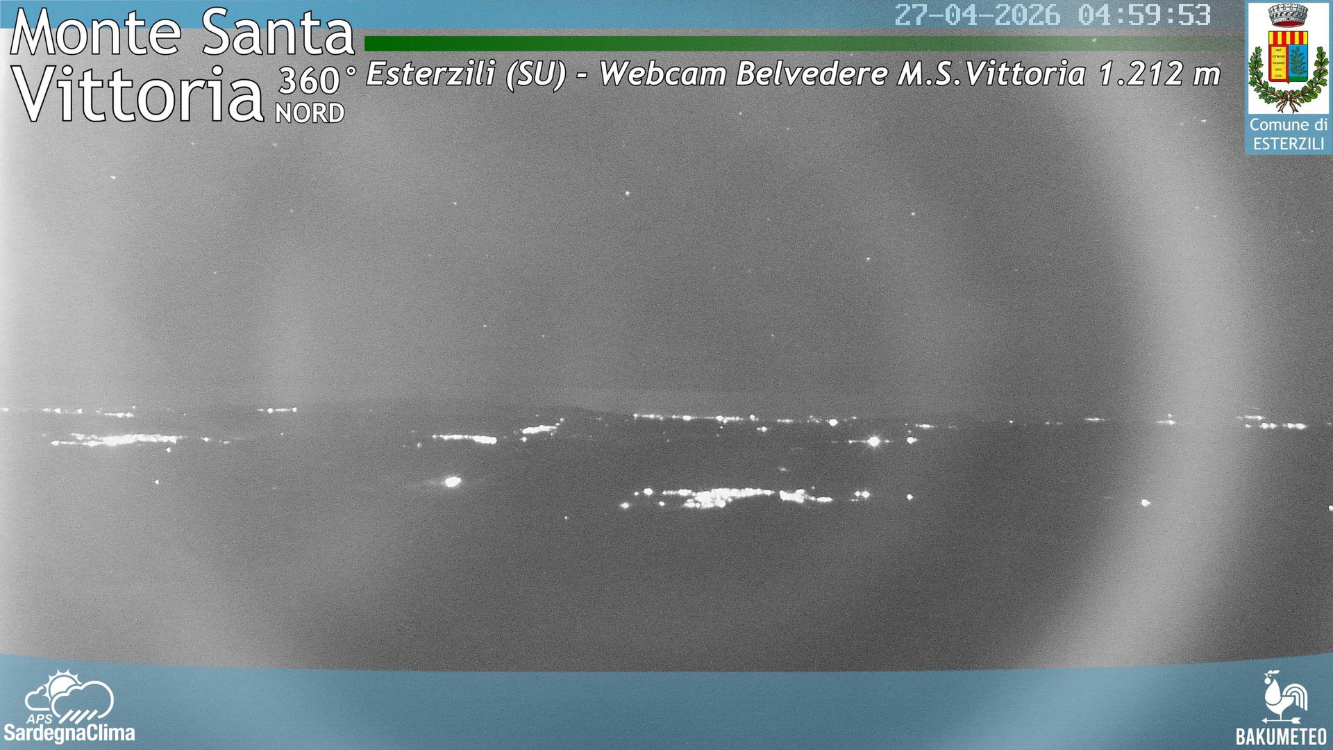 time-lapse frame, Asuni San Giovanni webcam