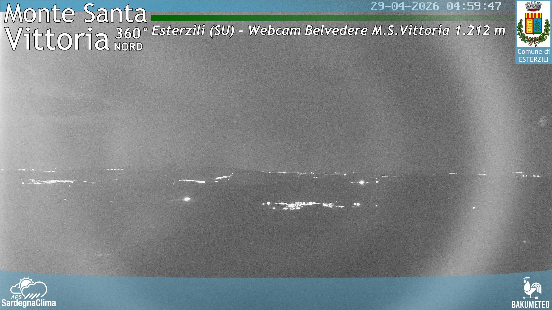 time-lapse frame, Asuni San Giovanni webcam