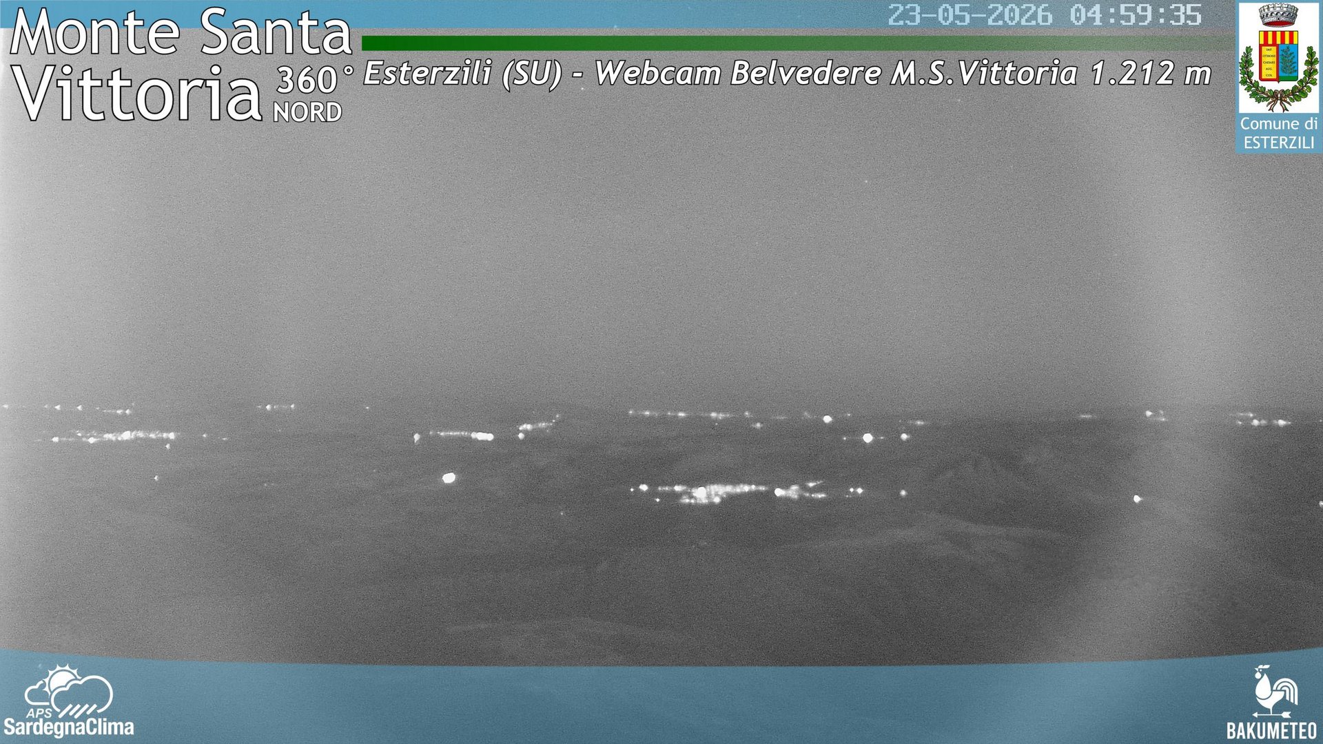 time-lapse frame, Asuni San Giovanni webcam