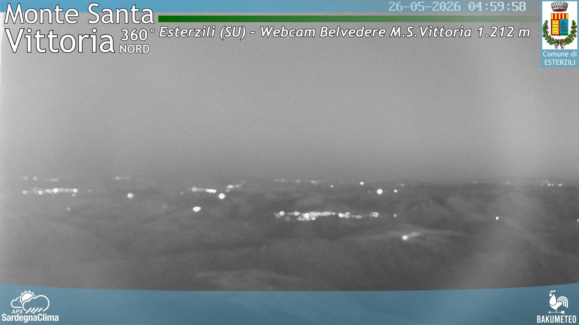 time-lapse frame, Asuni San Giovanni webcam