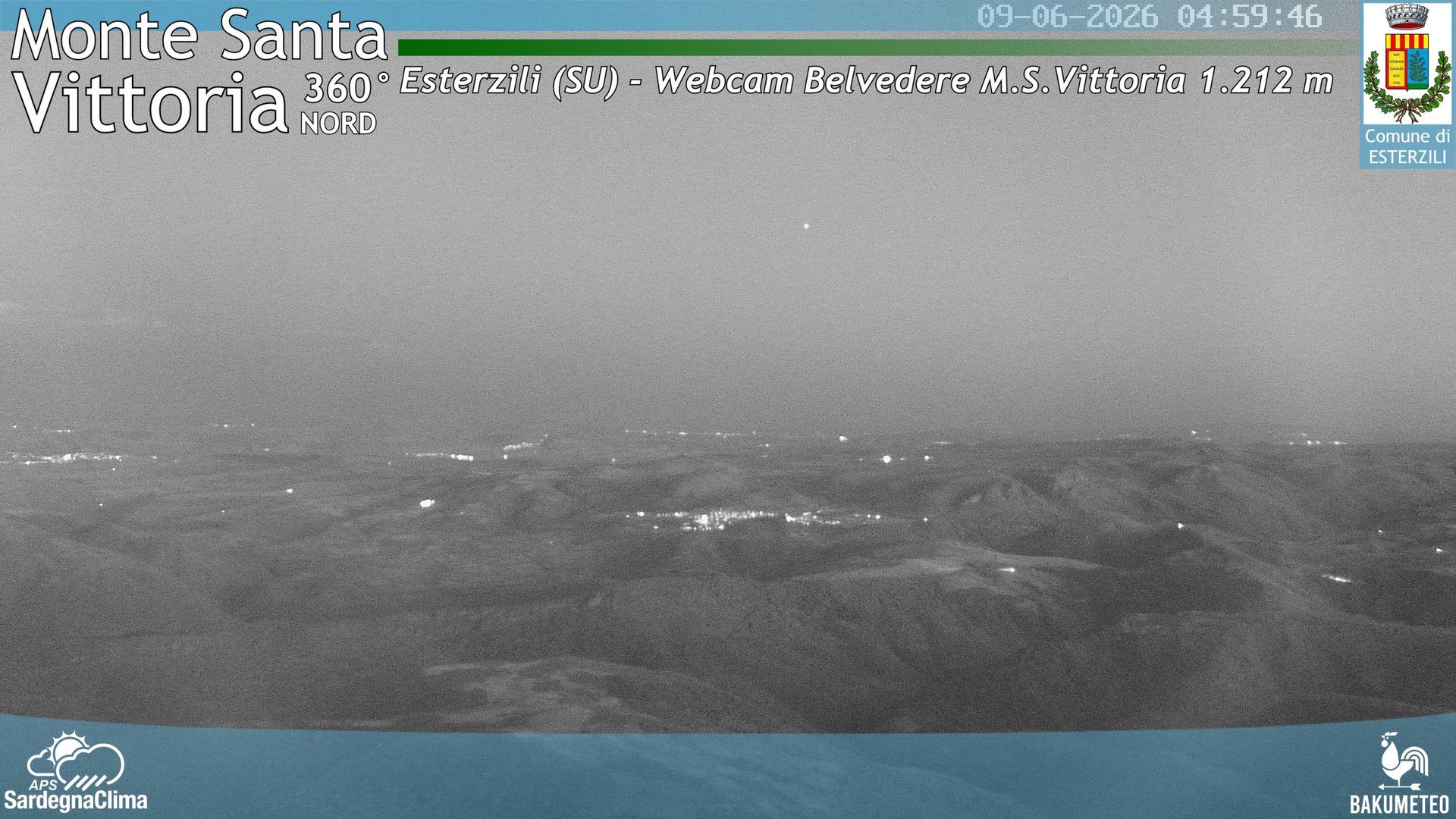 time-lapse frame, Asuni San Giovanni webcam