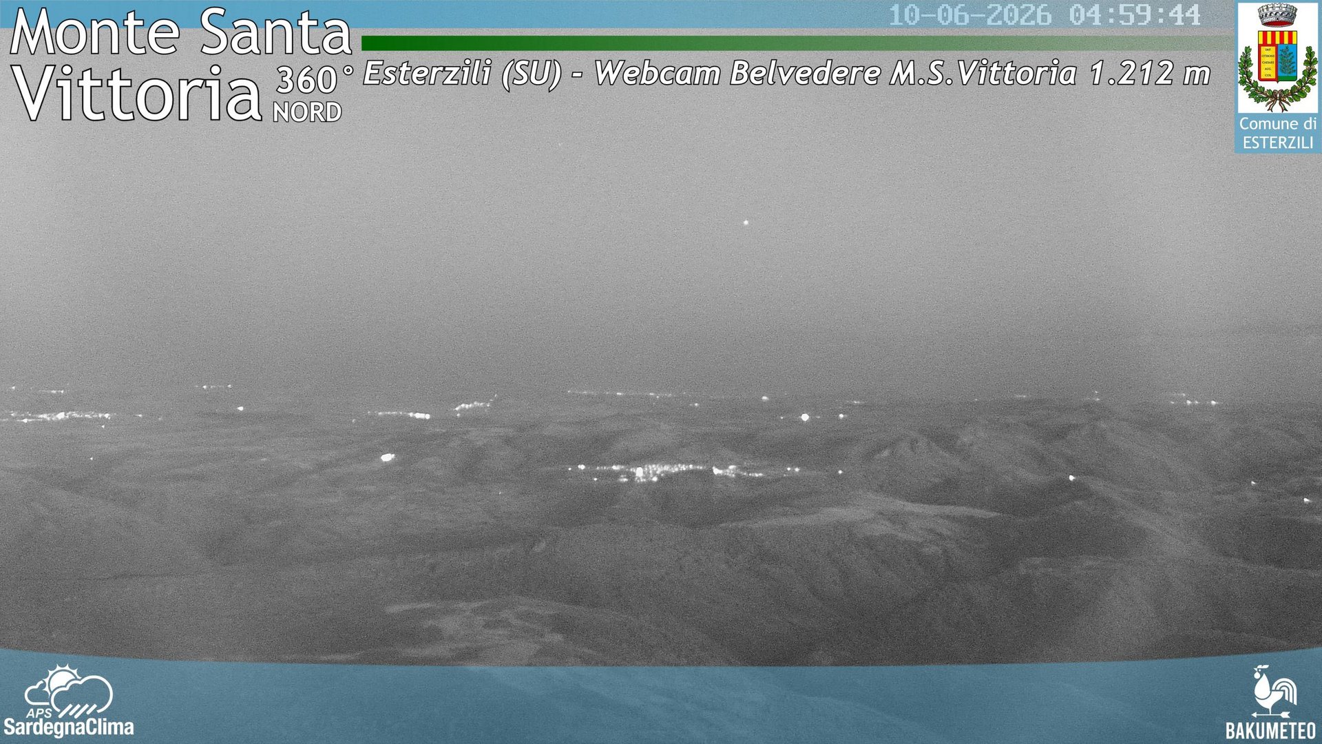 time-lapse frame, Asuni San Giovanni webcam