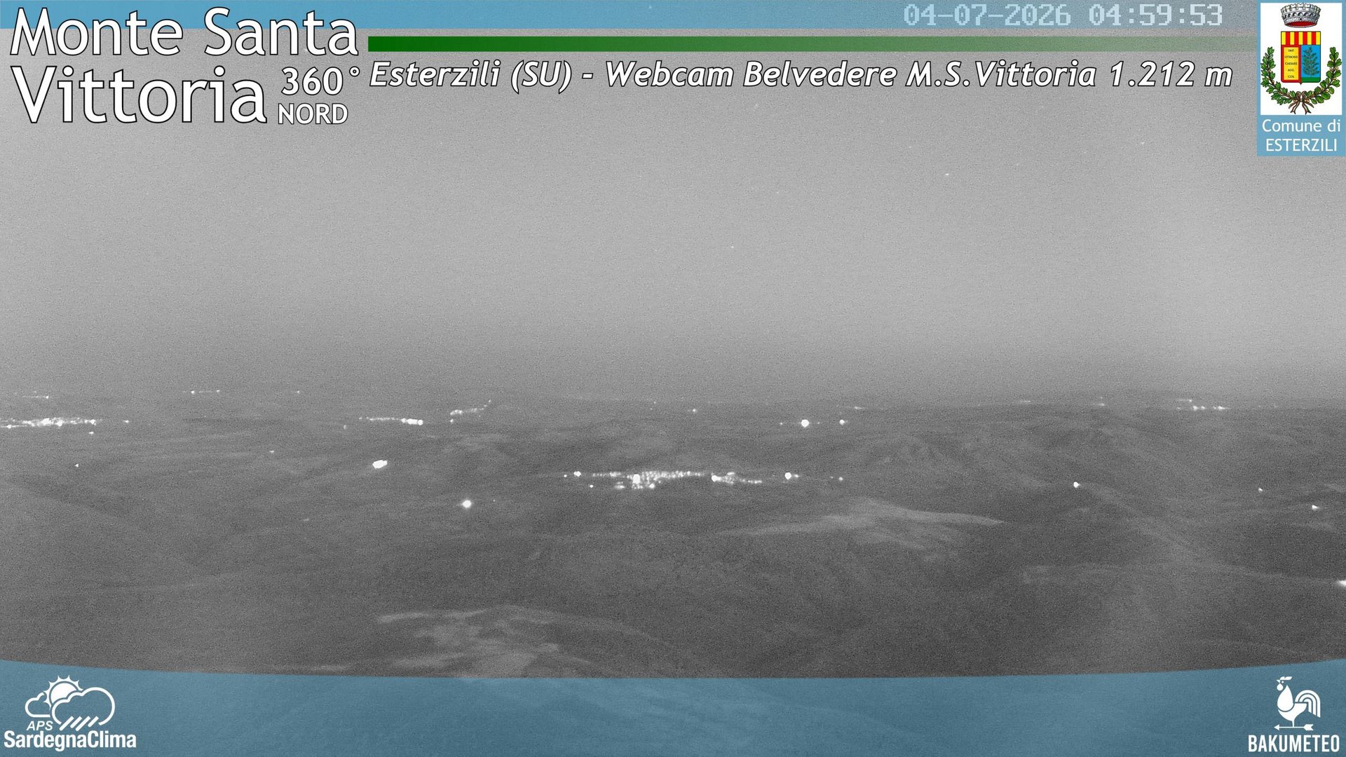 time-lapse frame, Asuni San Giovanni webcam