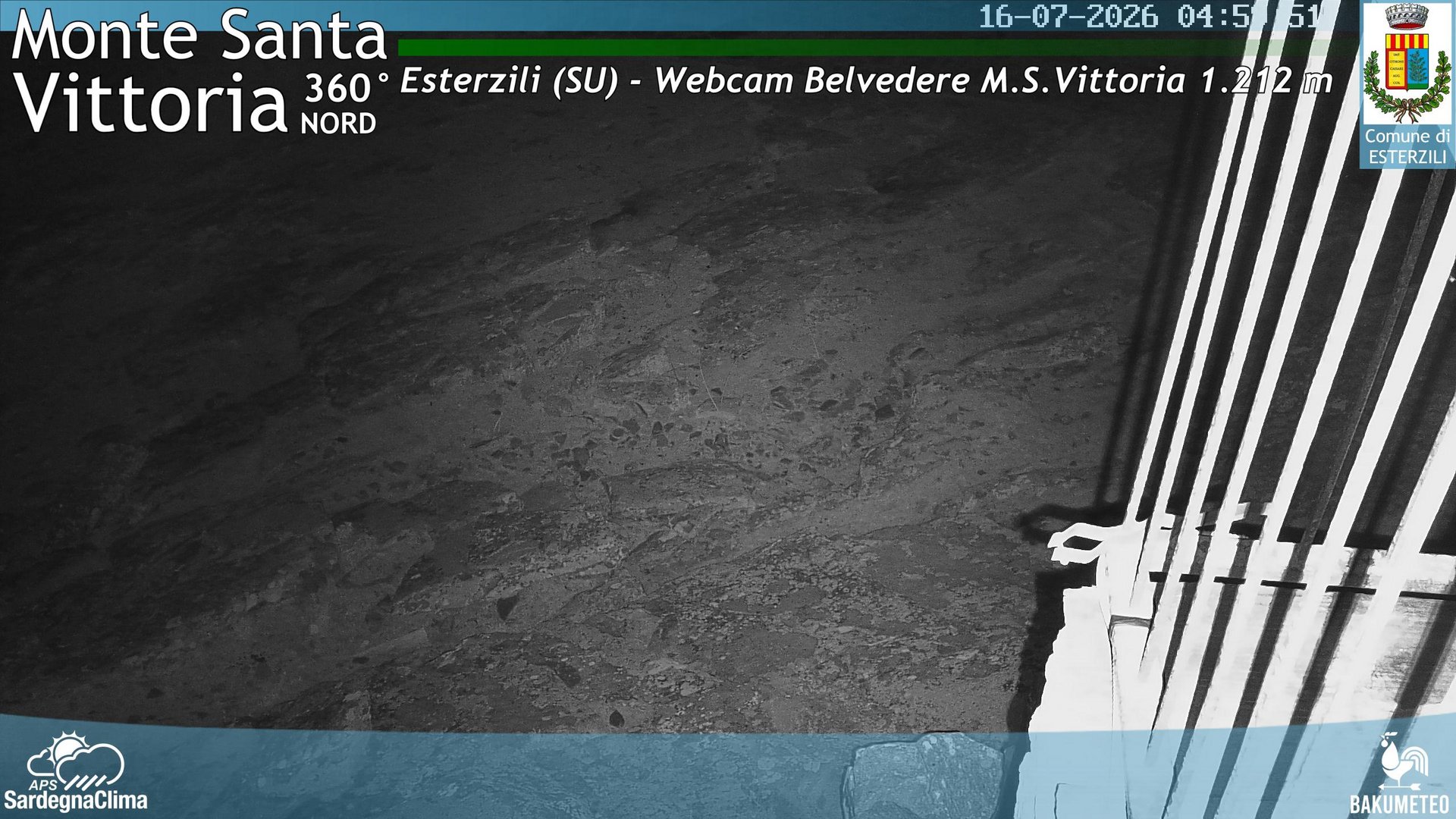 time-lapse frame, Asuni San Giovanni webcam