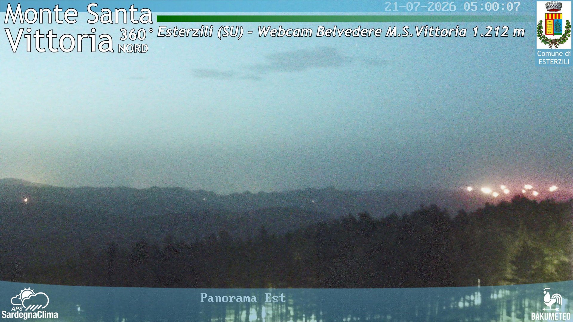 time-lapse frame, Asuni San Giovanni webcam