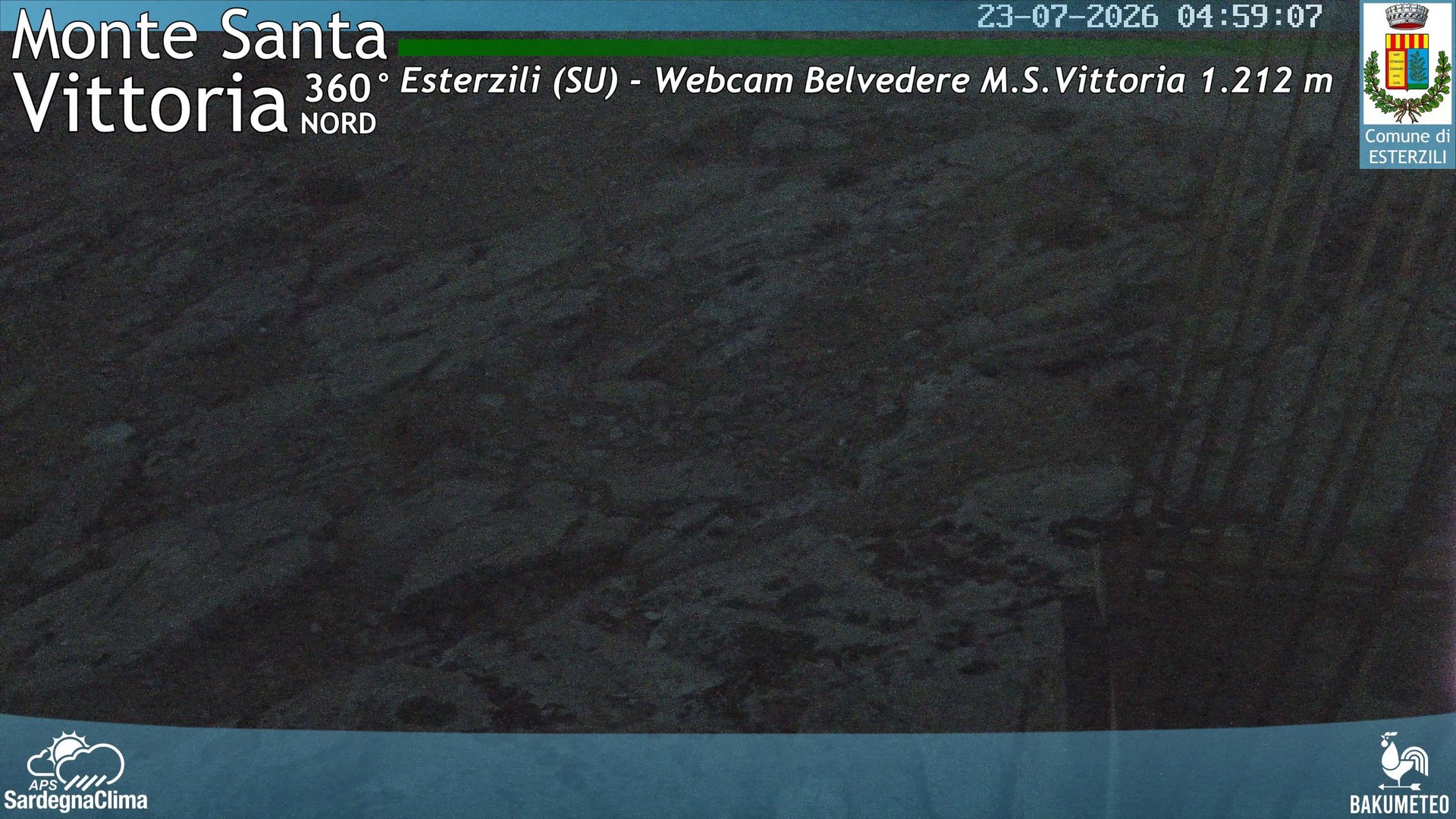 time-lapse frame, Asuni San Giovanni webcam