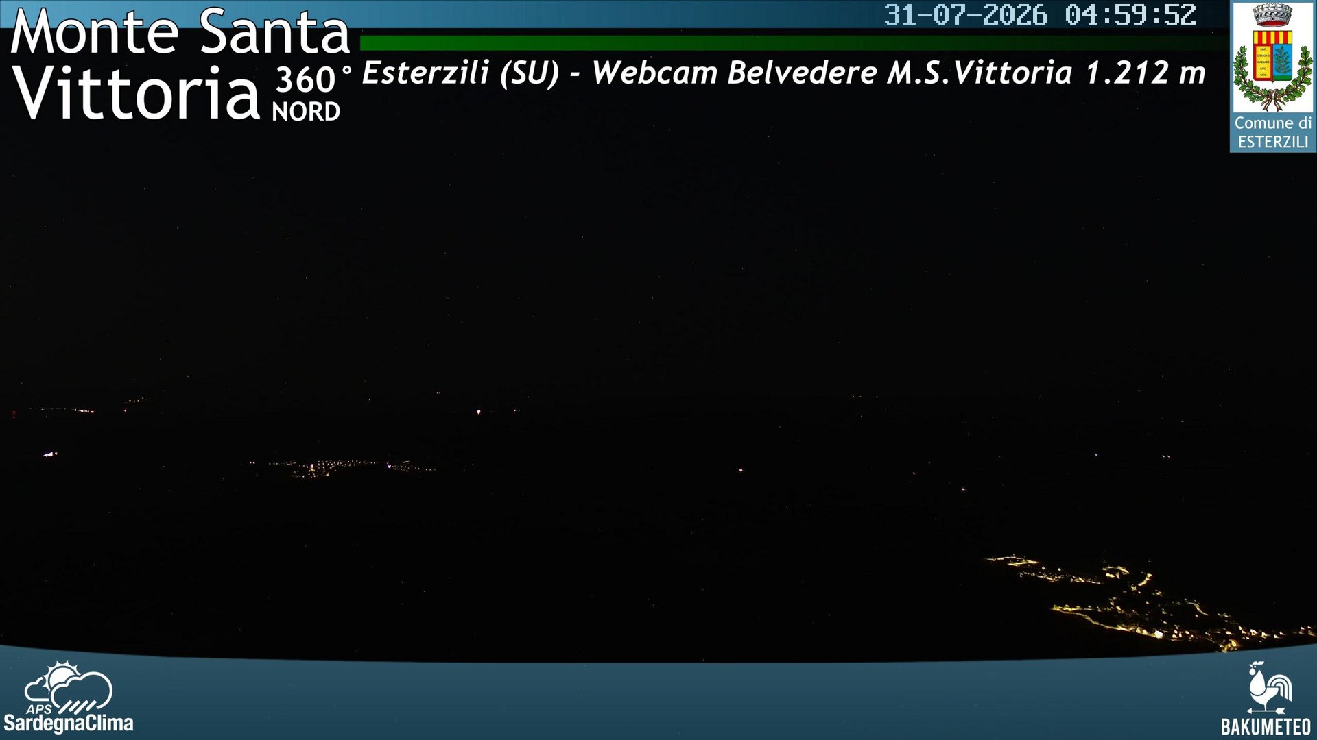 time-lapse frame, Asuni San Giovanni webcam