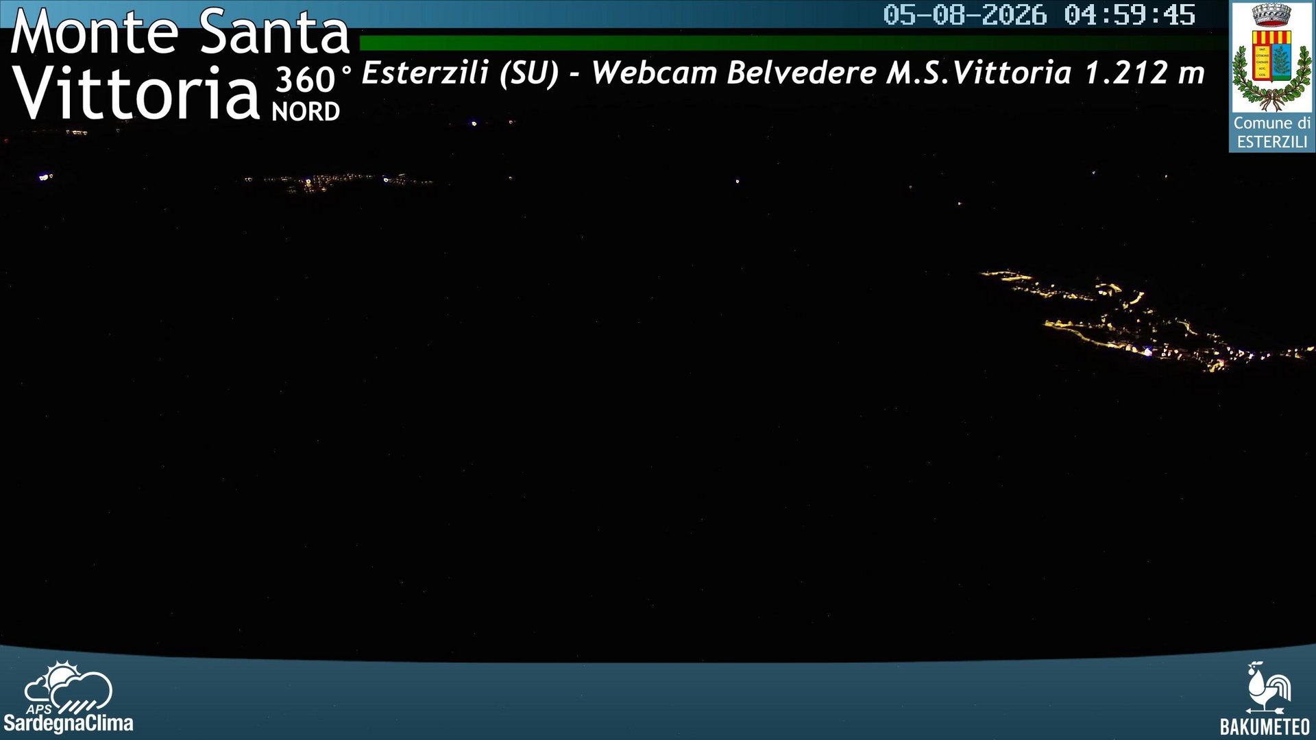 time-lapse frame, Asuni San Giovanni webcam
