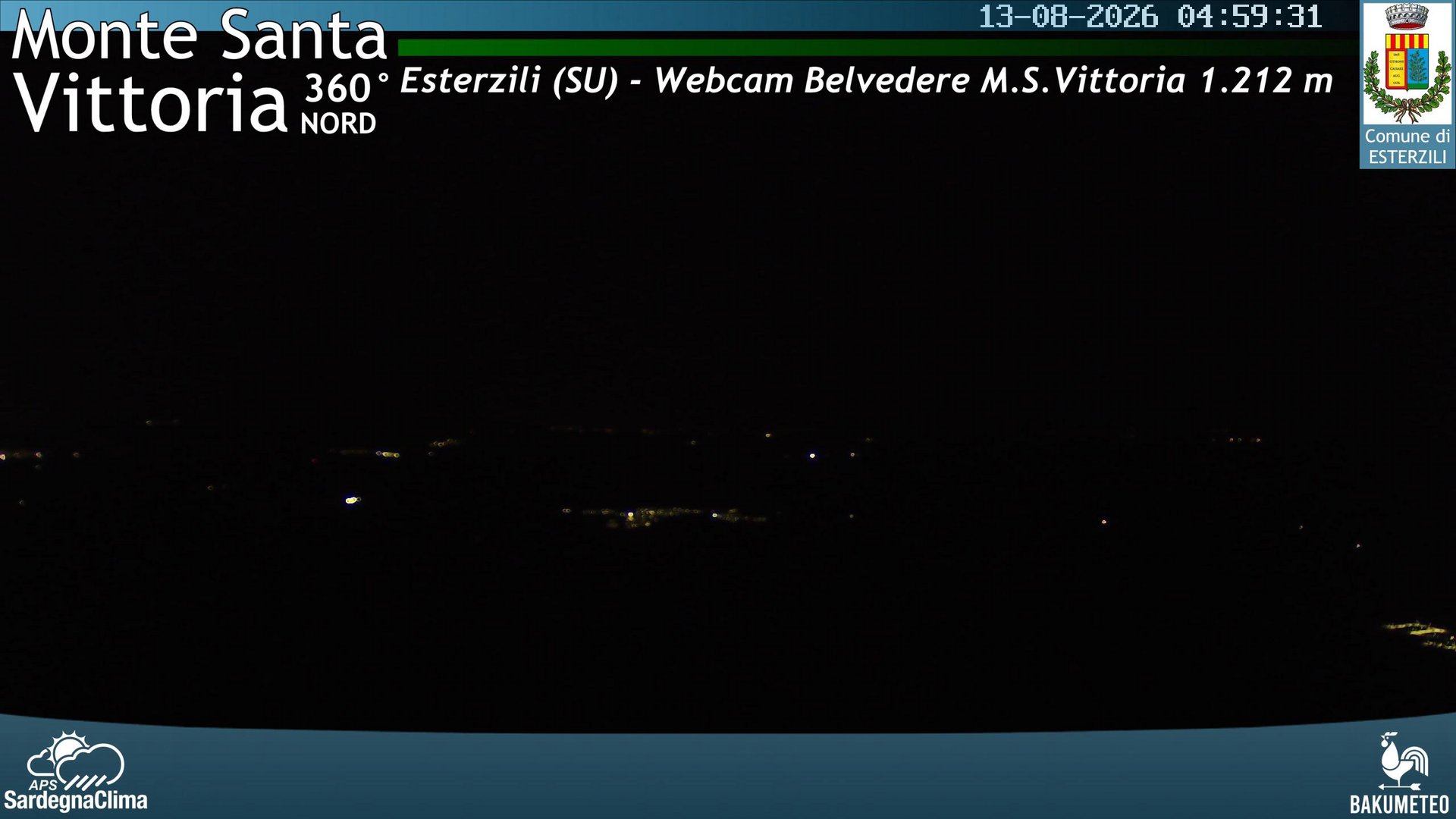 time-lapse frame, Asuni San Giovanni webcam