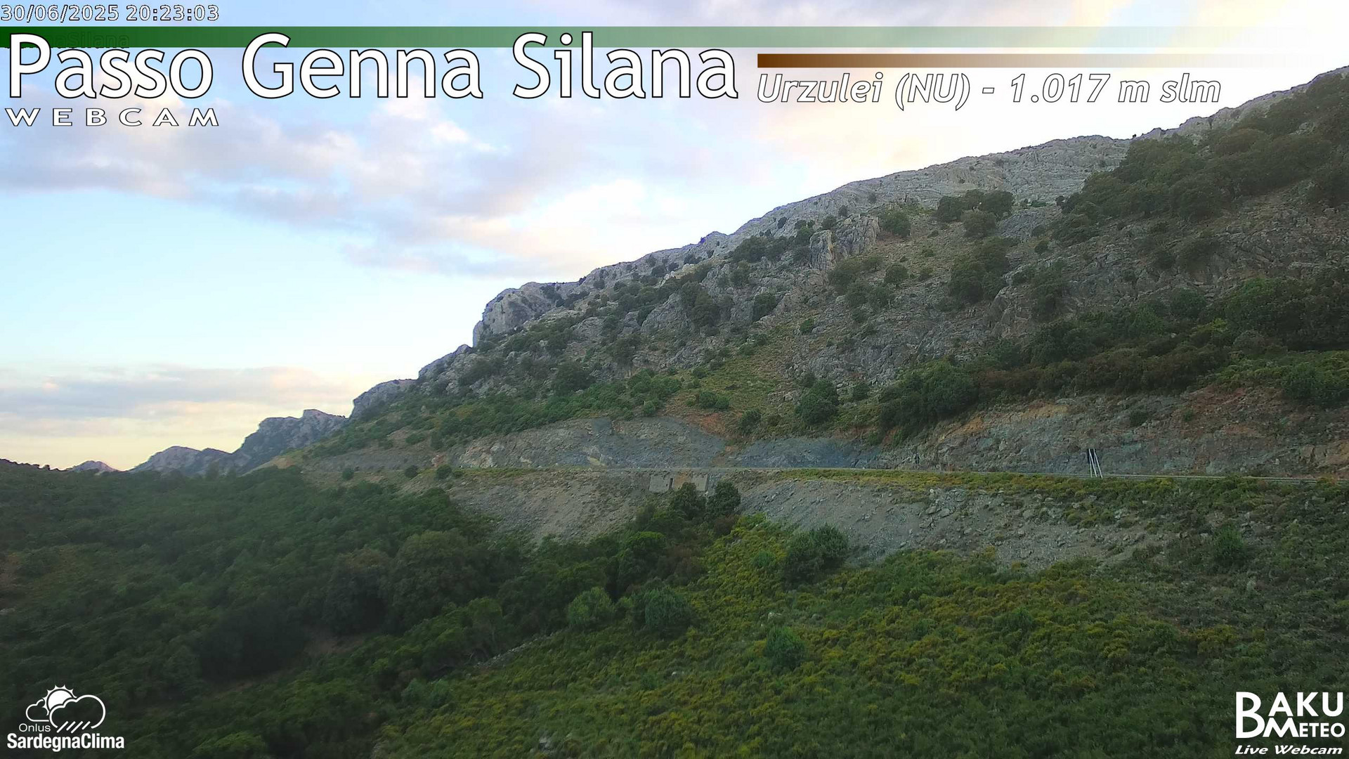 time-lapse frame, Genna Silana webcam