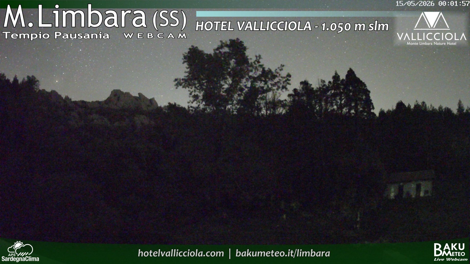 time-lapse frame, Monte Limbara Vallicciola webcam