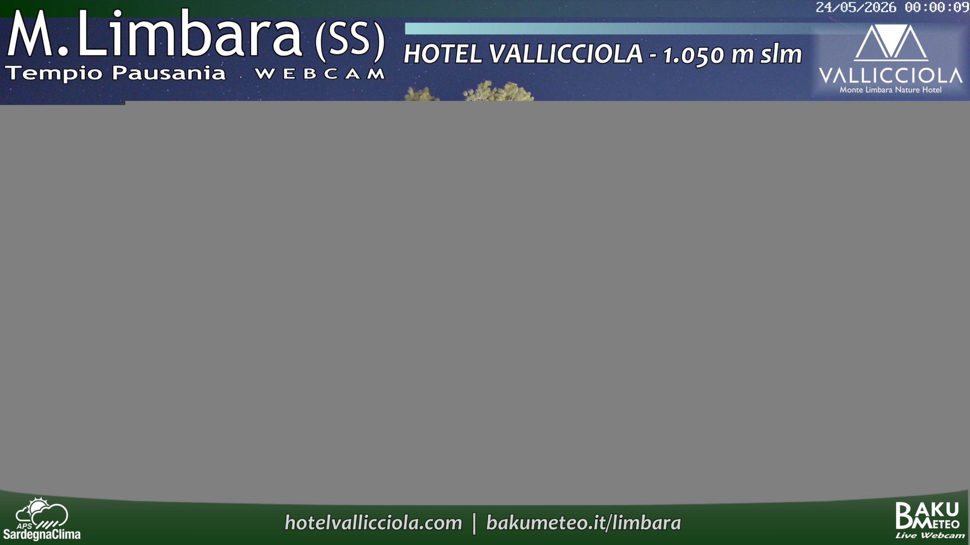 time-lapse frame, Monte Limbara Vallicciola webcam