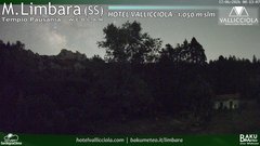 view from Monte Limbara Vallicciola on 2026-06-17