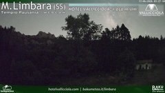 view from Monte Limbara Vallicciola on 2026-06-17
