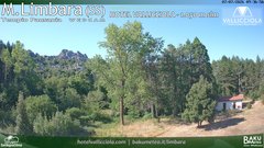 view from Monte Limbara Vallicciola on 2026-07-07