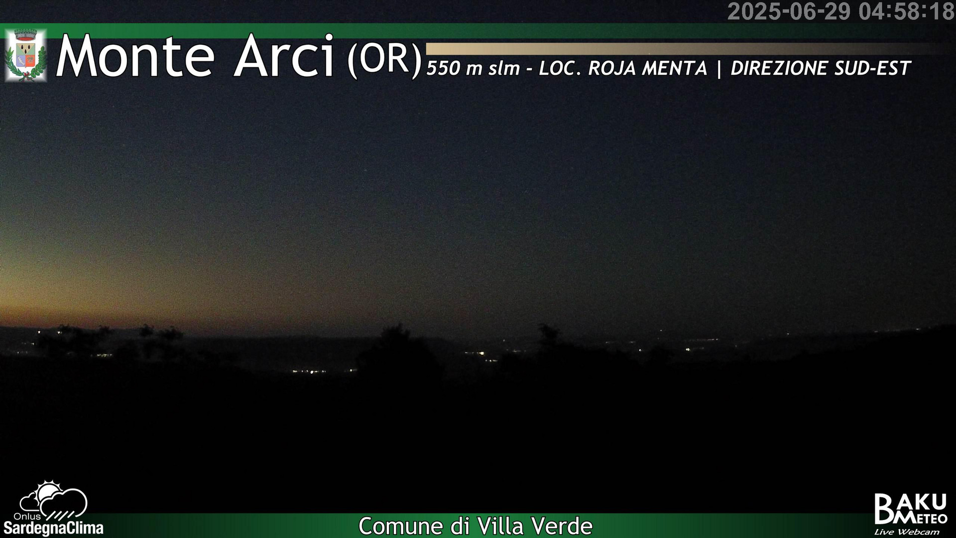 time-lapse frame, Roja Menta webcam