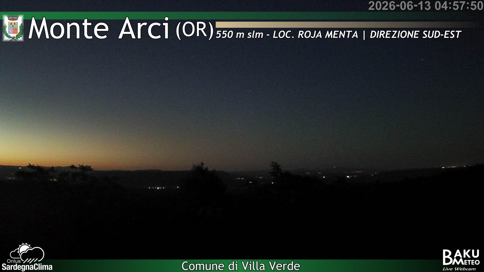 time-lapse frame, Roja Menta webcam