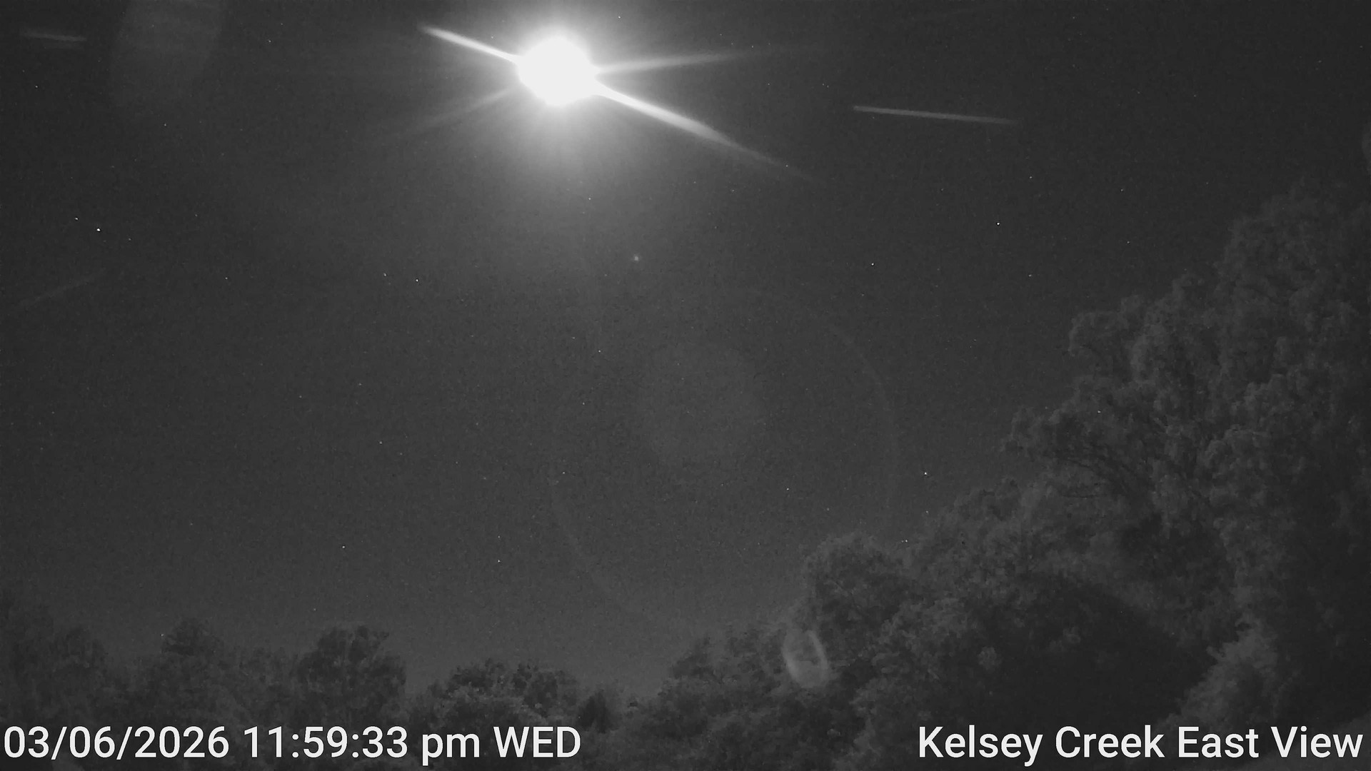 time-lapse frame, Kelsey Creek East View webcam
