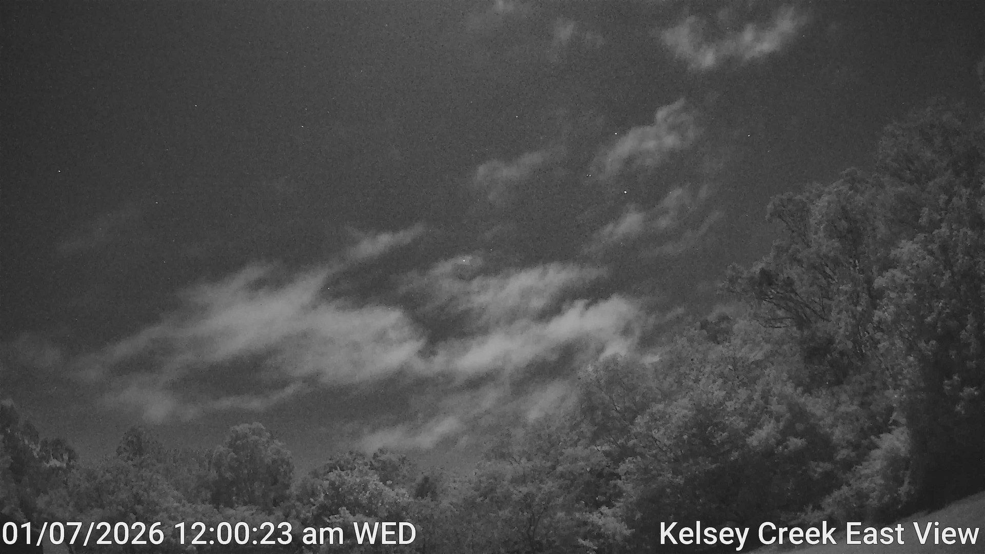 time-lapse frame, Kelsey Creek East View webcam