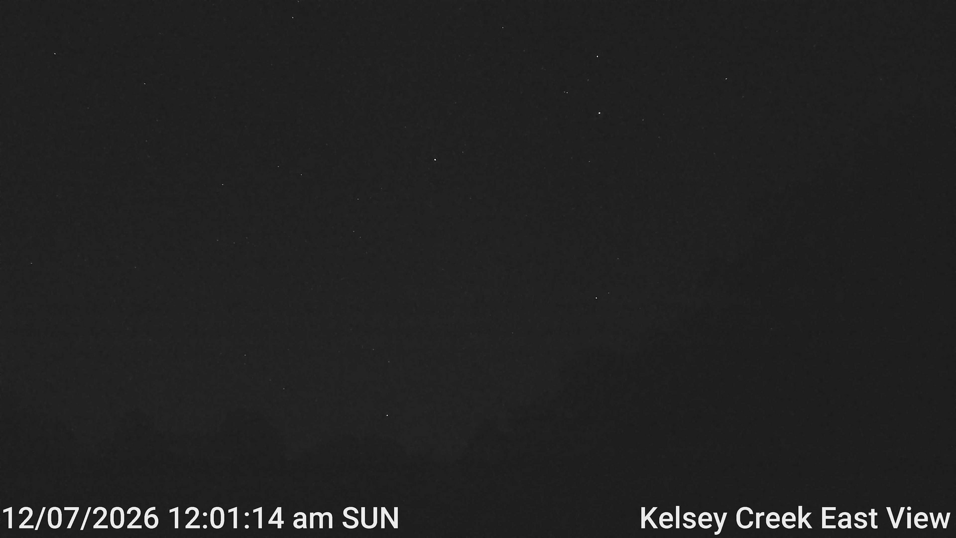 time-lapse frame, Kelsey Creek East View webcam