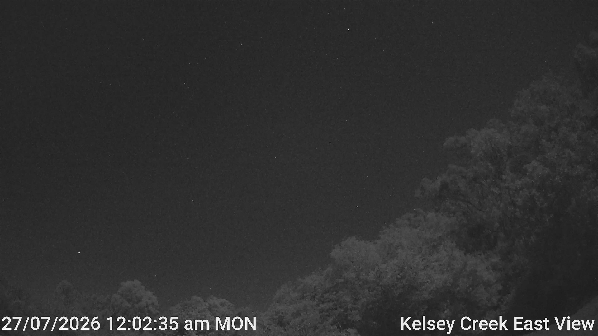 time-lapse frame, Kelsey Creek East View webcam
