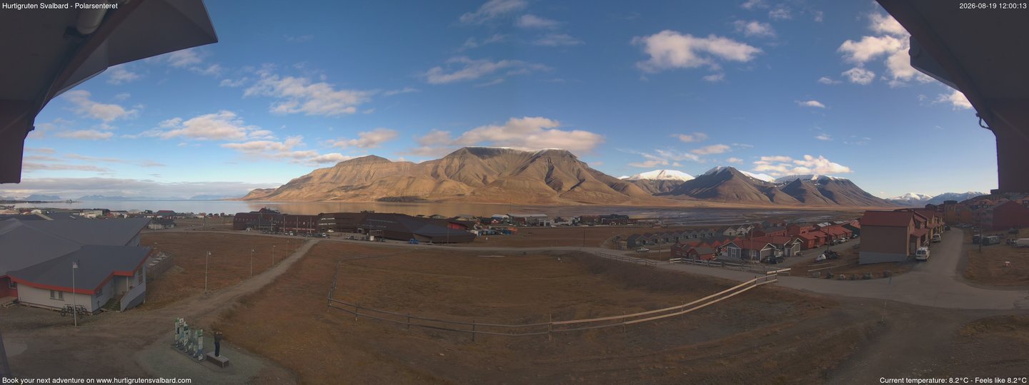 view from Hurtigruten Svalbard - Hiorthfjellet on 2026-08-19
