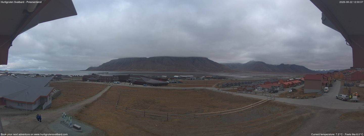 view from Hurtigruten Svalbard - Hiorthfjellet on 2026-08-22