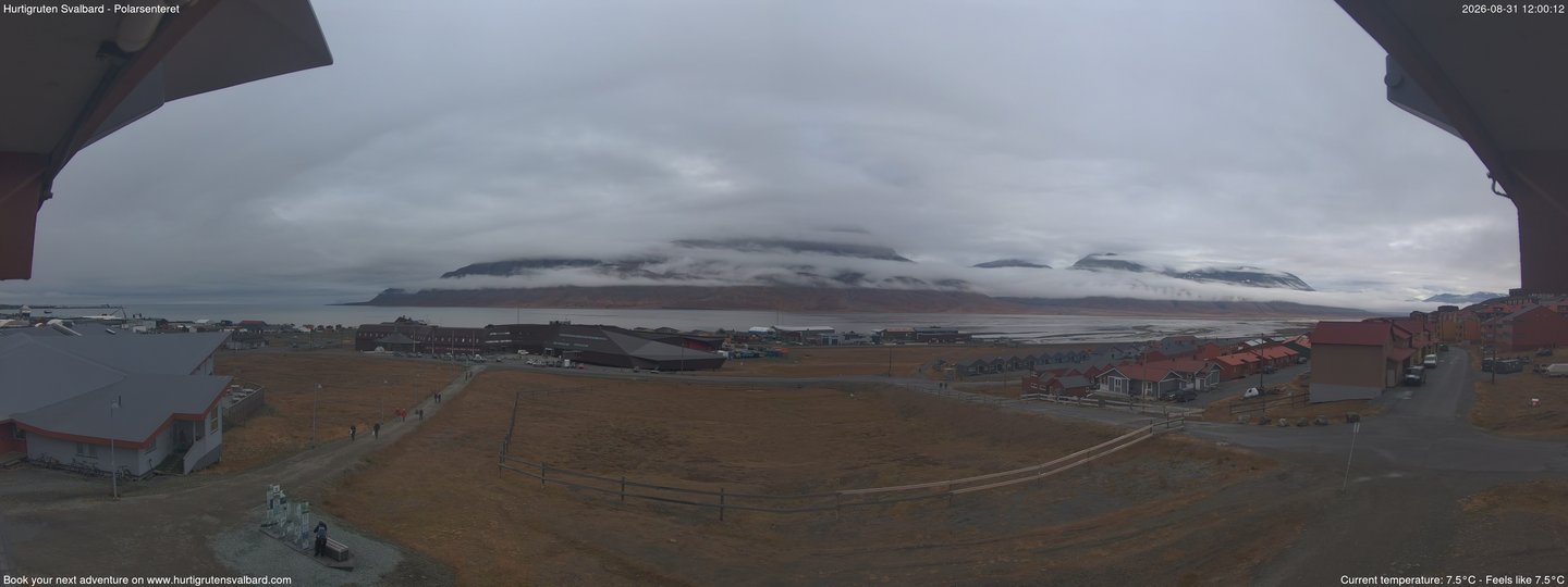 view from Hurtigruten Svalbard - Hiorthfjellet on 2026-08-31
