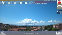 view from Decimomannu on 2025-05-09