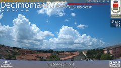 view from Decimomannu on 2025-05-12