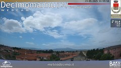 view from Decimomannu on 2025-05-23